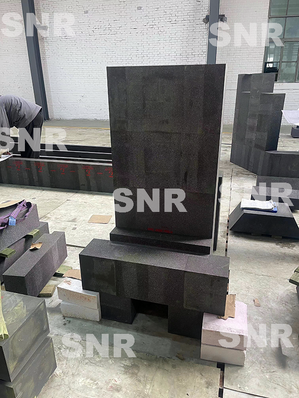 chrome block production for fiber glass furnace