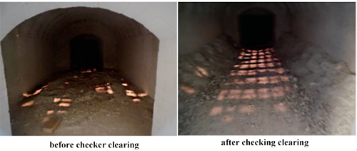 furnace regenerator checker maintenance