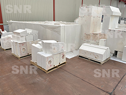 fused Zircon corundum block for glass furnace